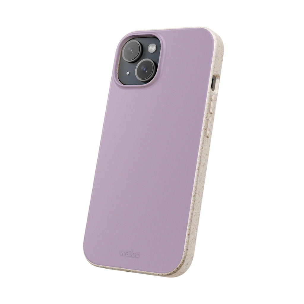 Color Purple plum light - Plastic free phone case for iPhone