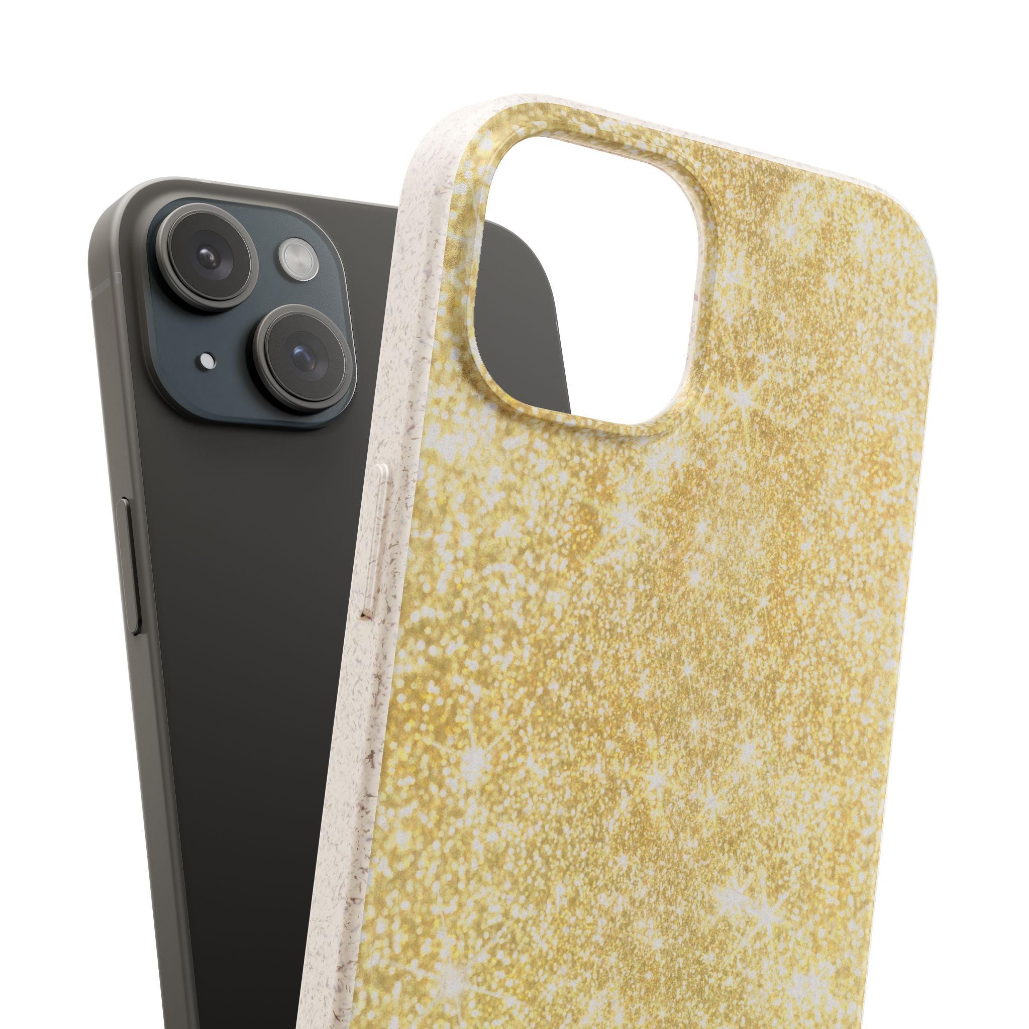 aPattern Gold shimmer - Plastic free phone case for iPhone