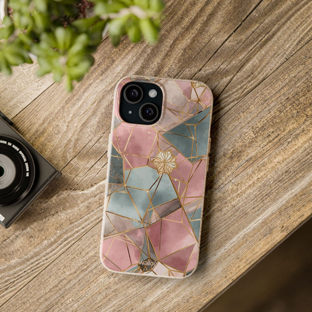 aPattern Pink gold - Plastic free phone case for iPhone
