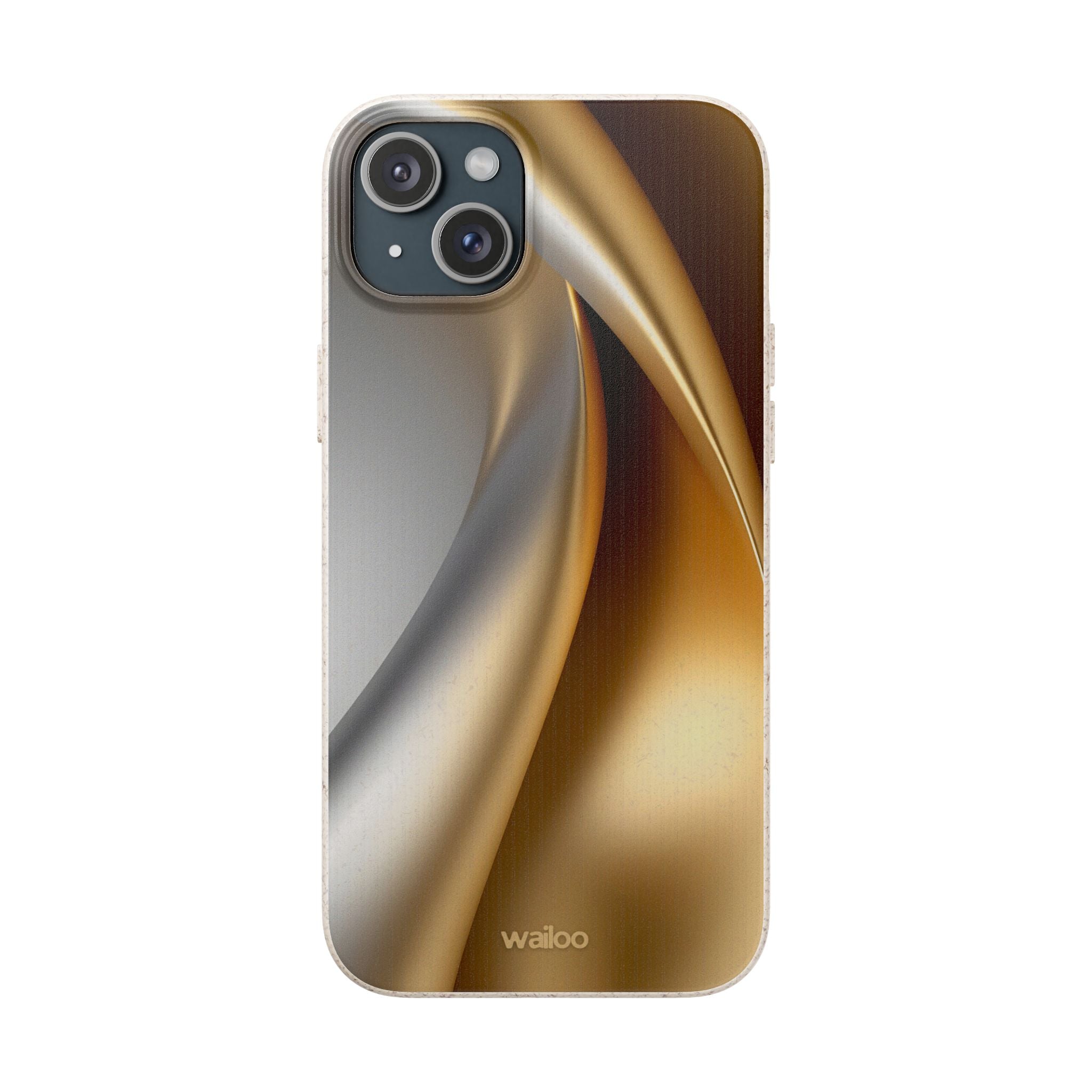 aPattern Gold silver - Platic free phone case for iPhone