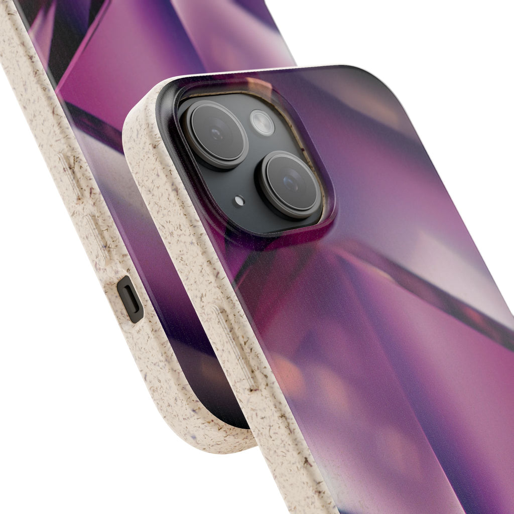 3D Purple - Plastic free phone case for iPhone