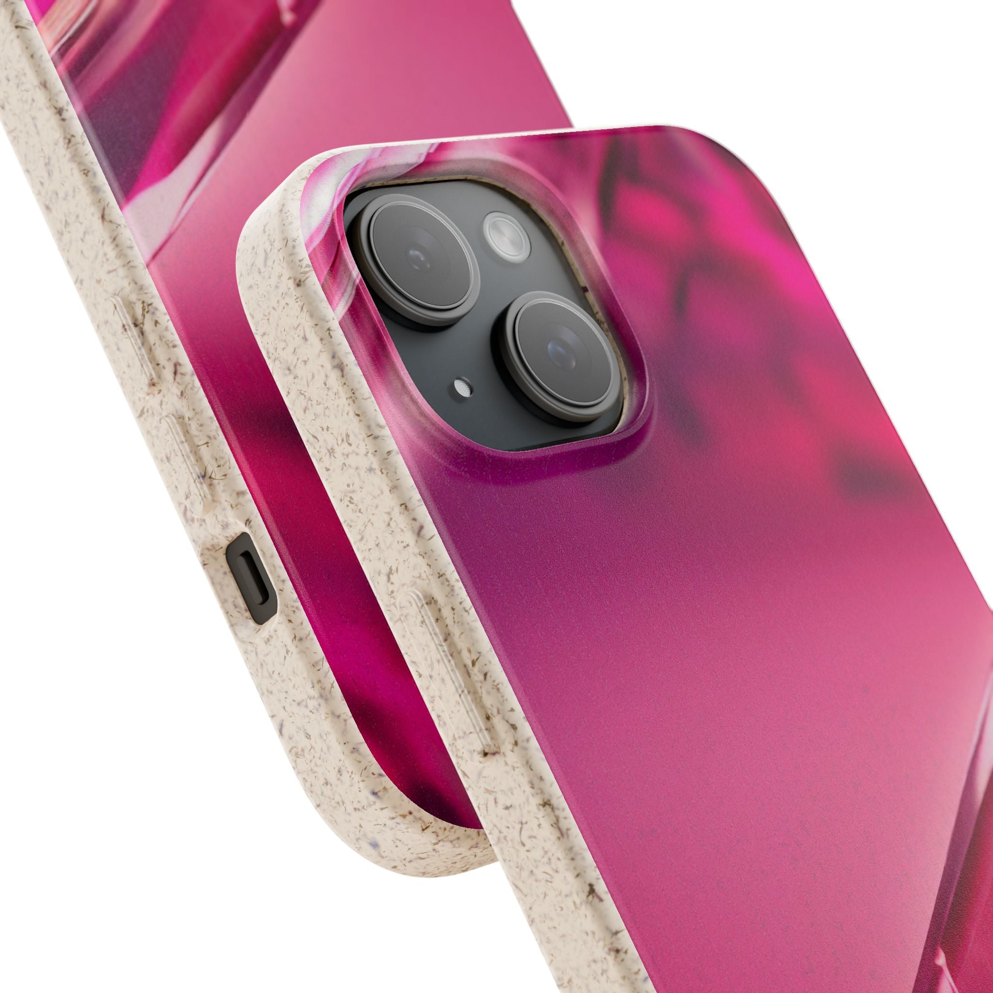 3D Pink - Plastic free phone case for iPhone