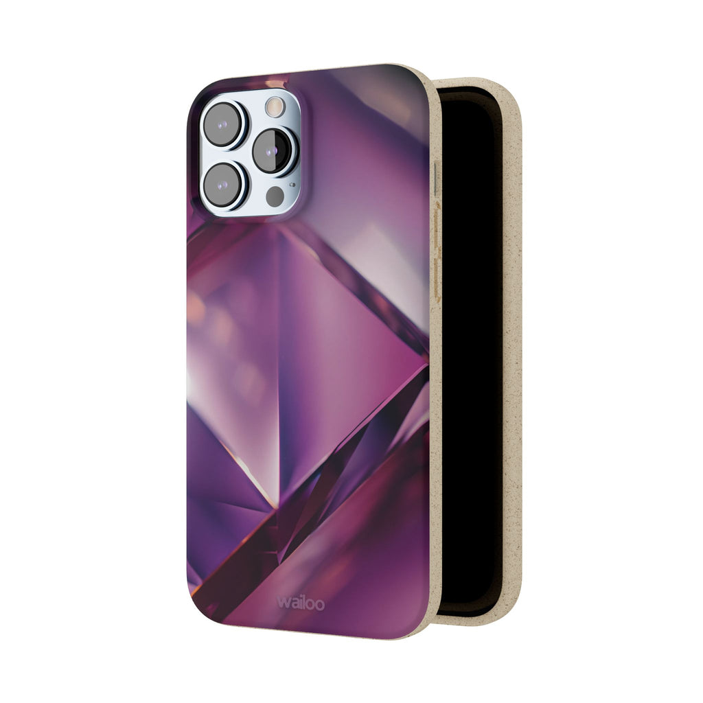 3D Purple - Plastic free phone case for iPhone
