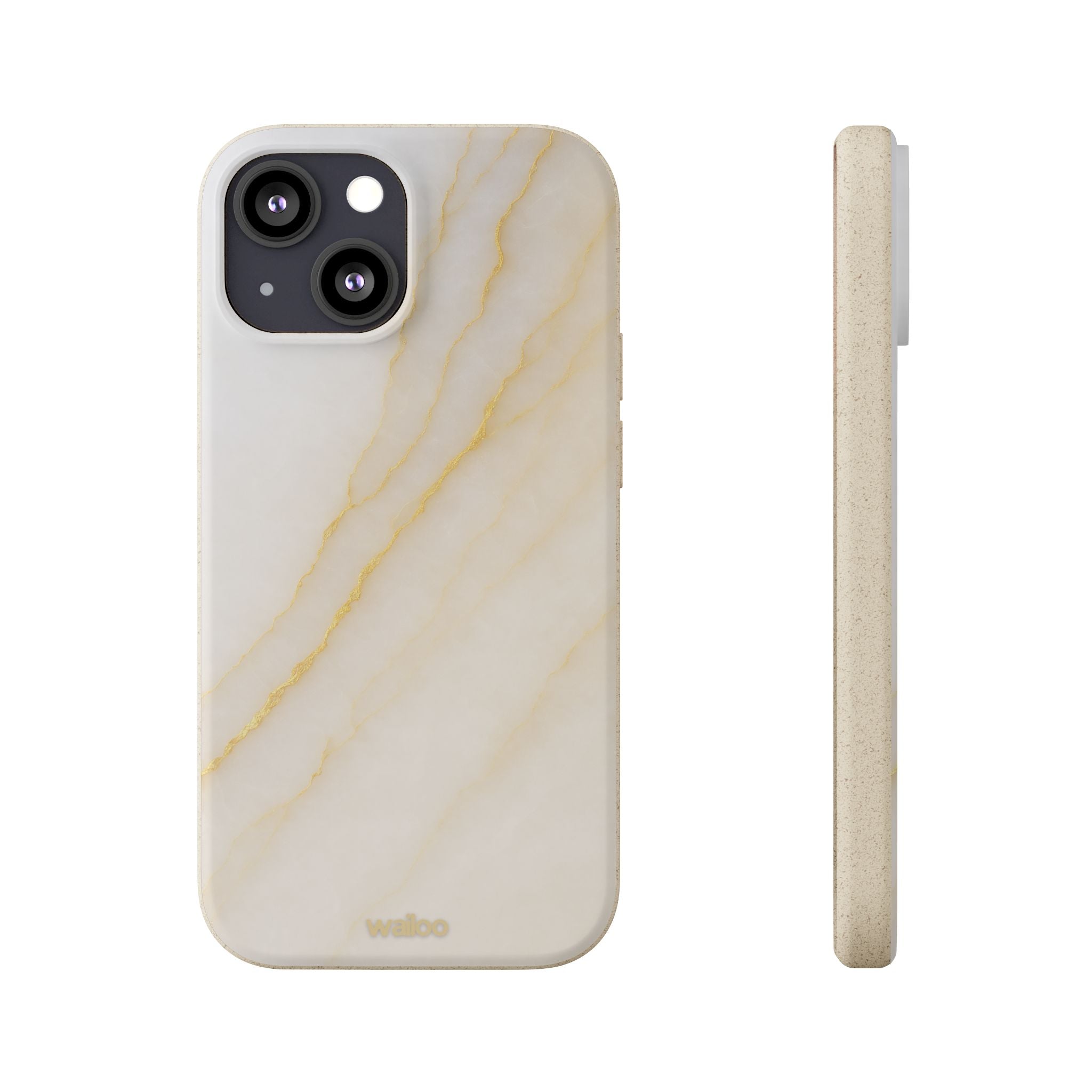 aPattern Gold marble - Plastic free phone case for iPhone
