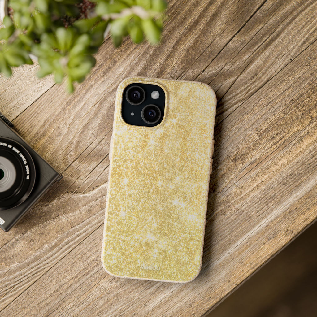 aPattern Gold shimmer - Plastic free phone case for iPhone