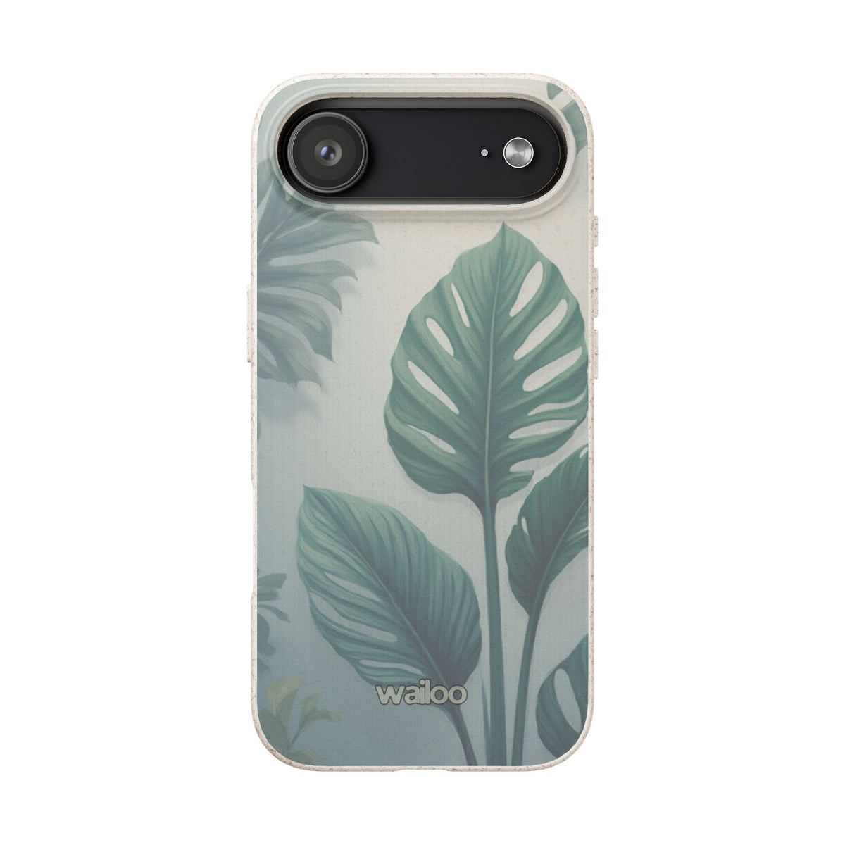 Floral Monstera - Biodegradable phone case for iPhone - Plastic free