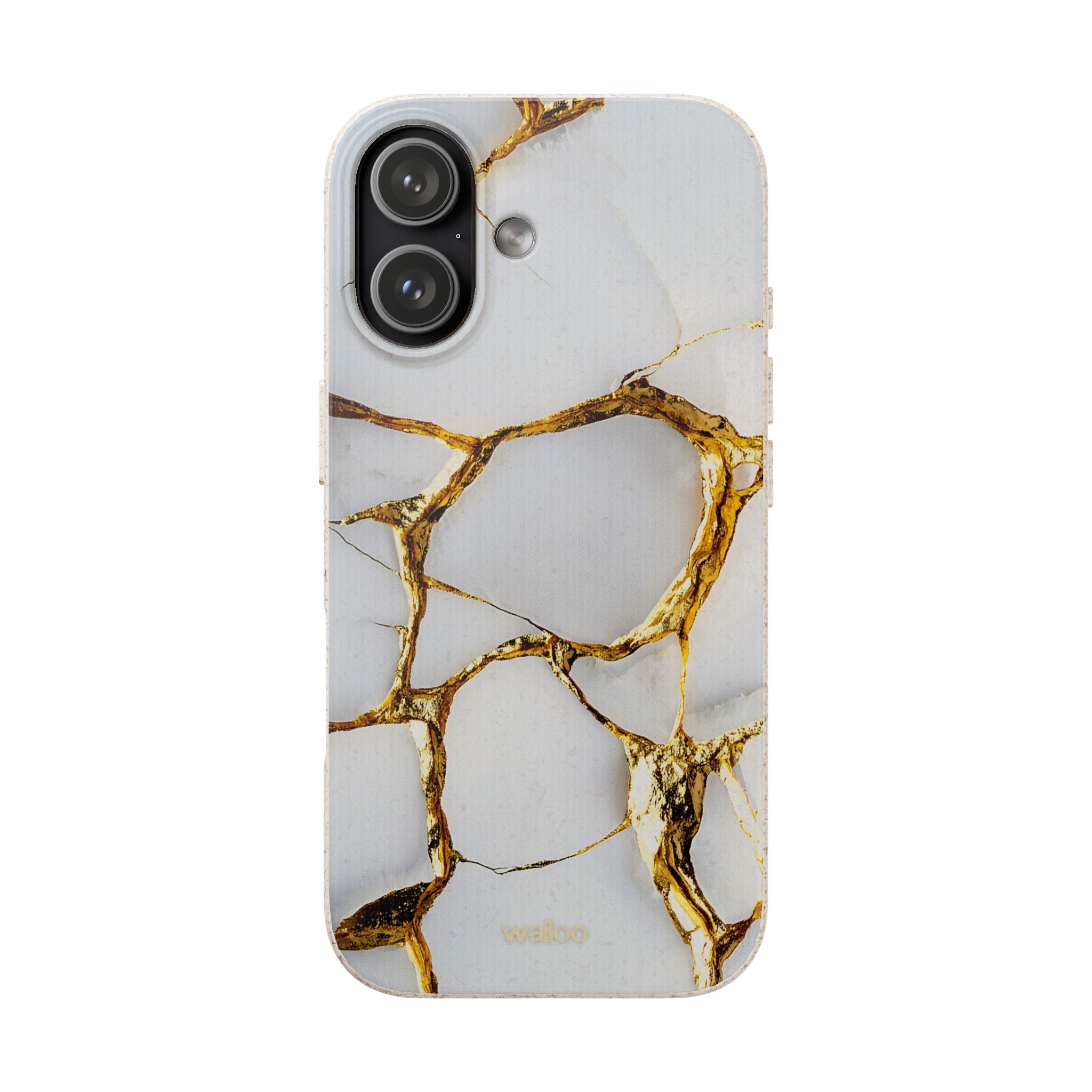 aPattern Gold cracked - Plastic free phone case for iPhone