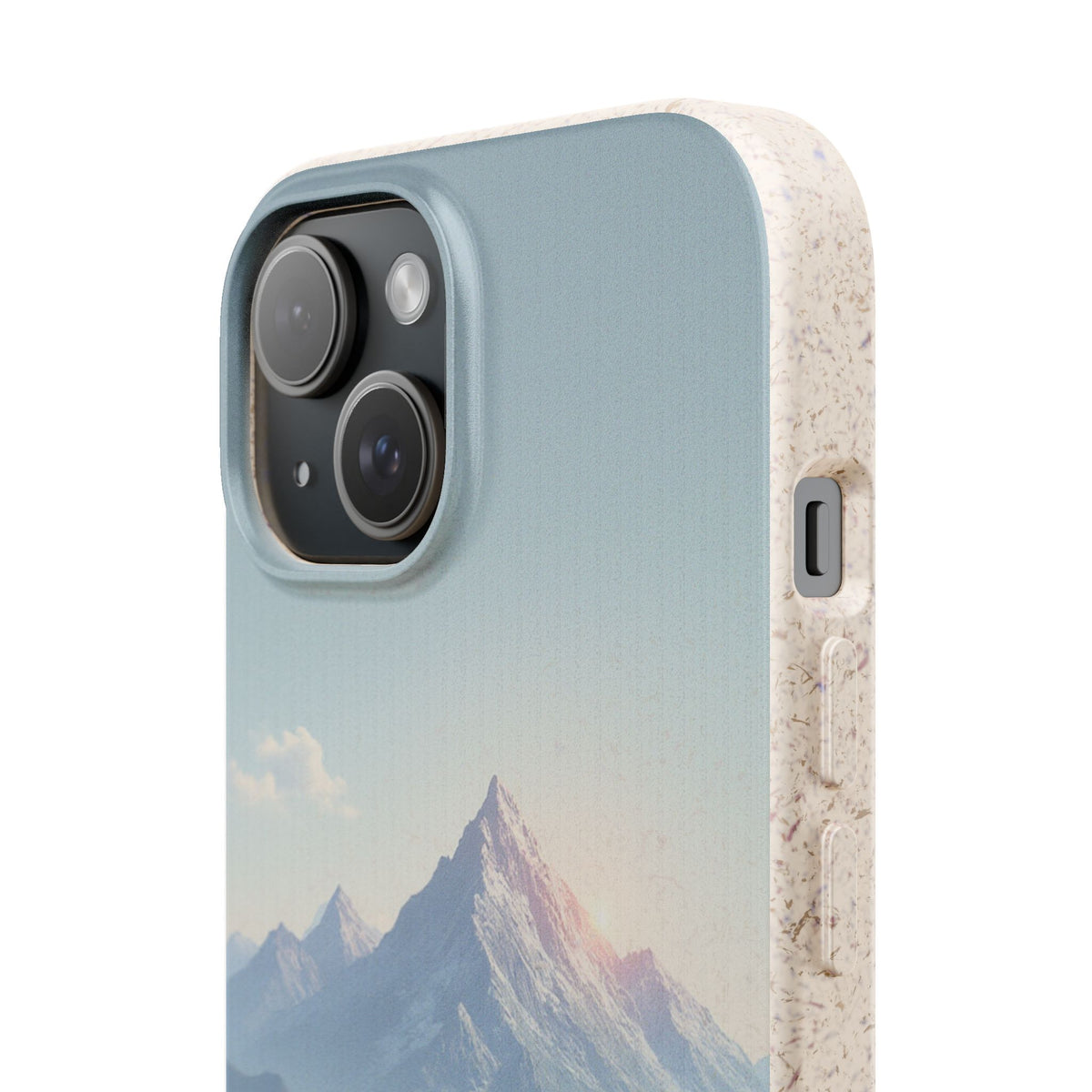 dAI Nature Mountain and valley - Plastic free phone case for iPhone