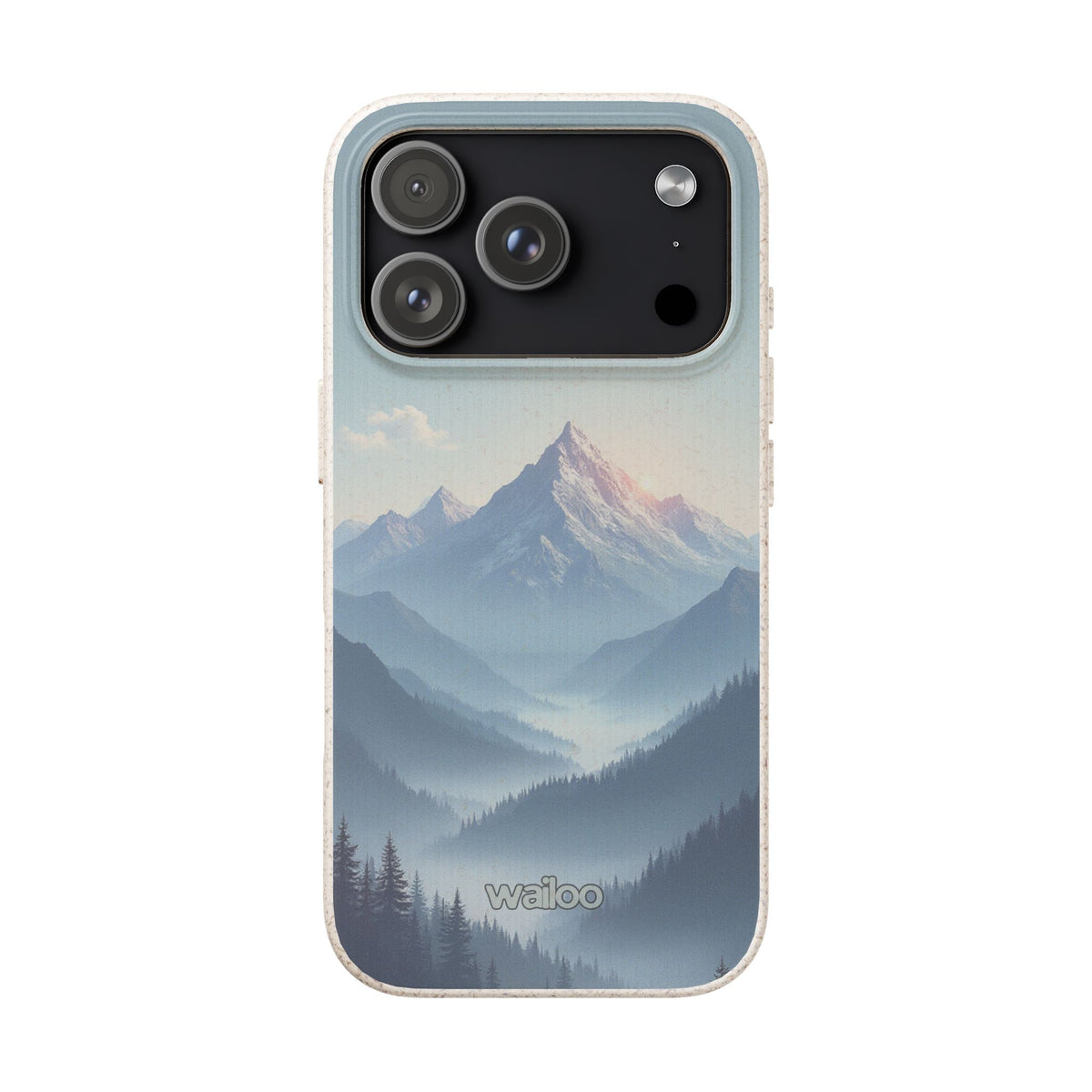 dAI Nature Mountain and valley - Plastic free phone case for iPhone