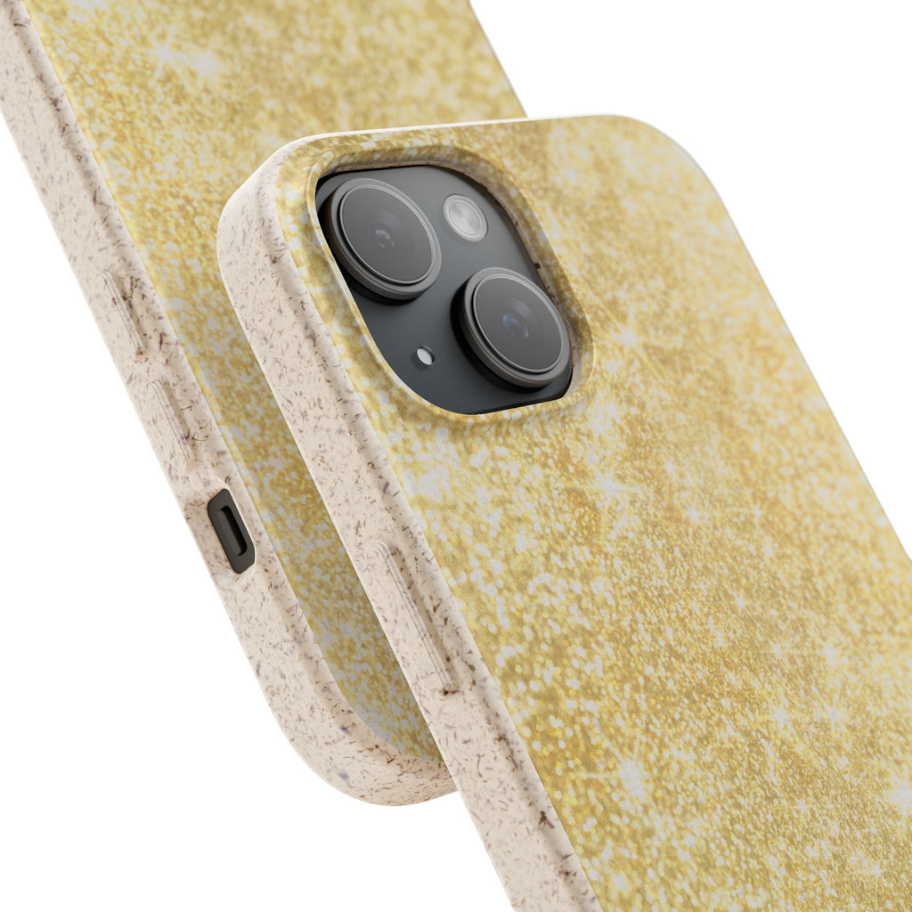 aPattern Gold shimmer - Plastic free phone case for iPhone