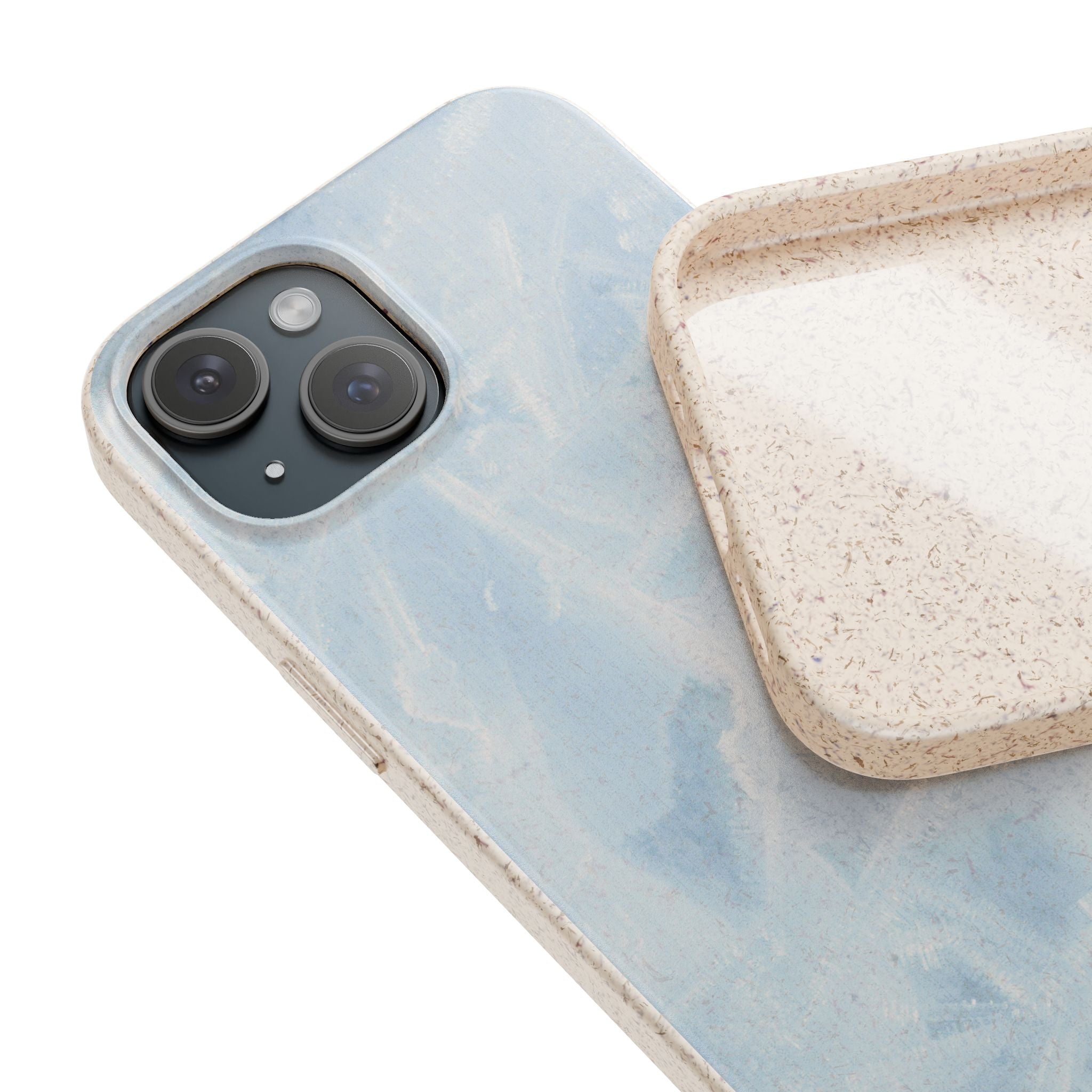 aPattern Shimmer blue - Plastic free phone case for iPhone