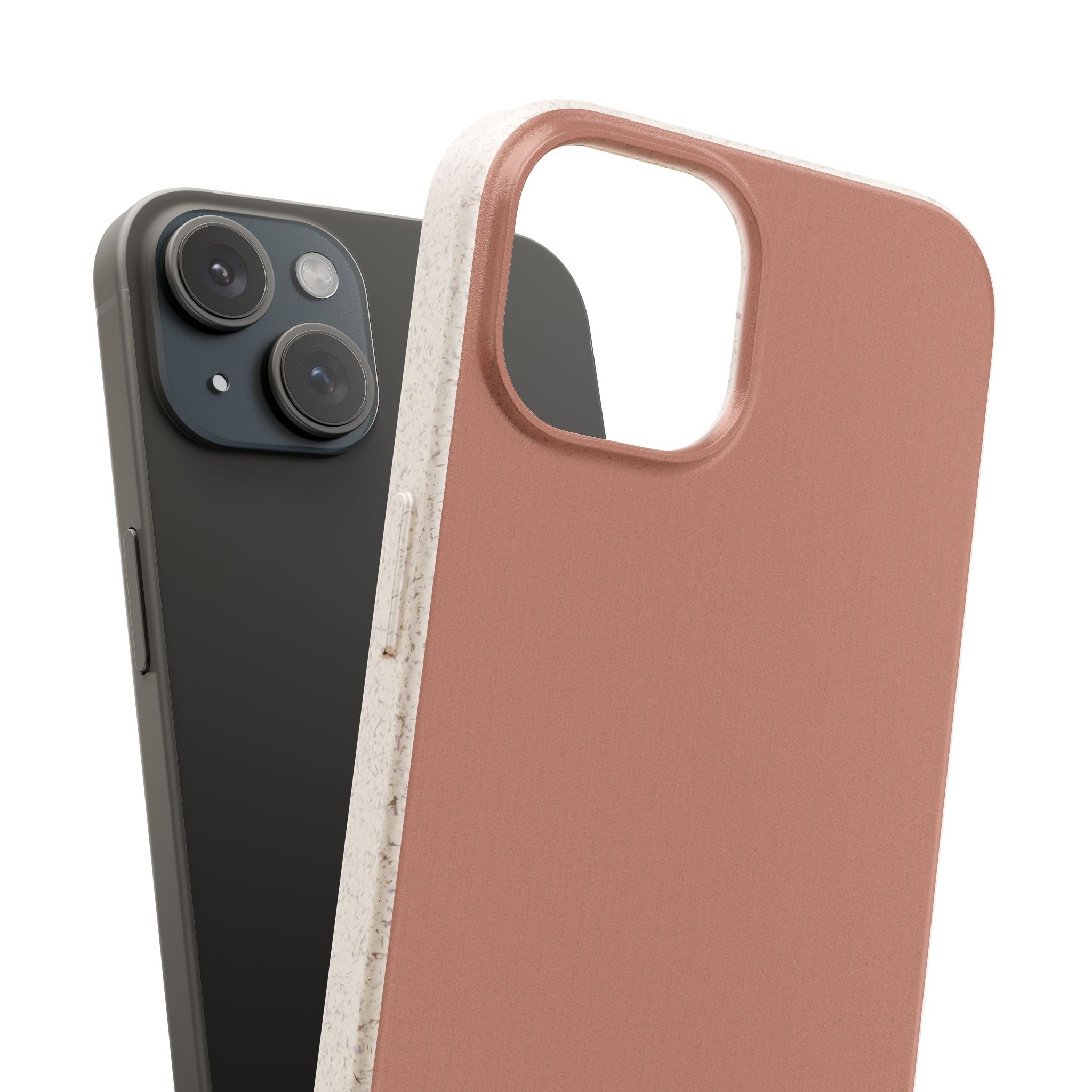 Color Beige dark - Plastic free phone case for iPhone