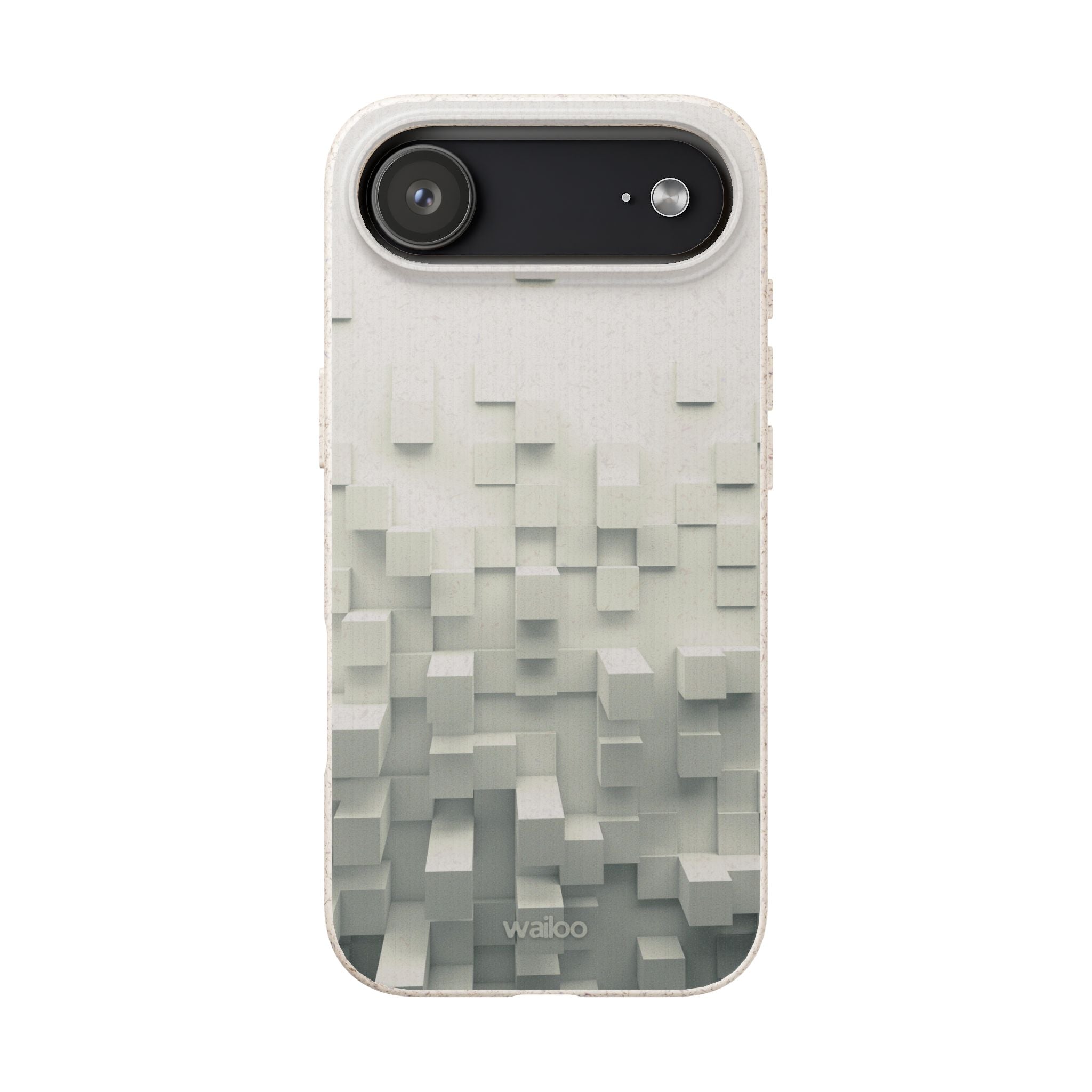 3D White tiles - Plastic free phone case for iPhone