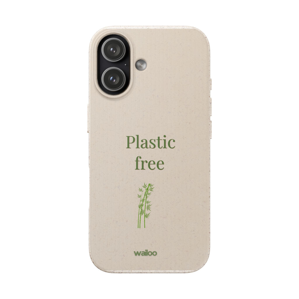 Earth - Bamboo stylish - Plastic free phone case for iPhone