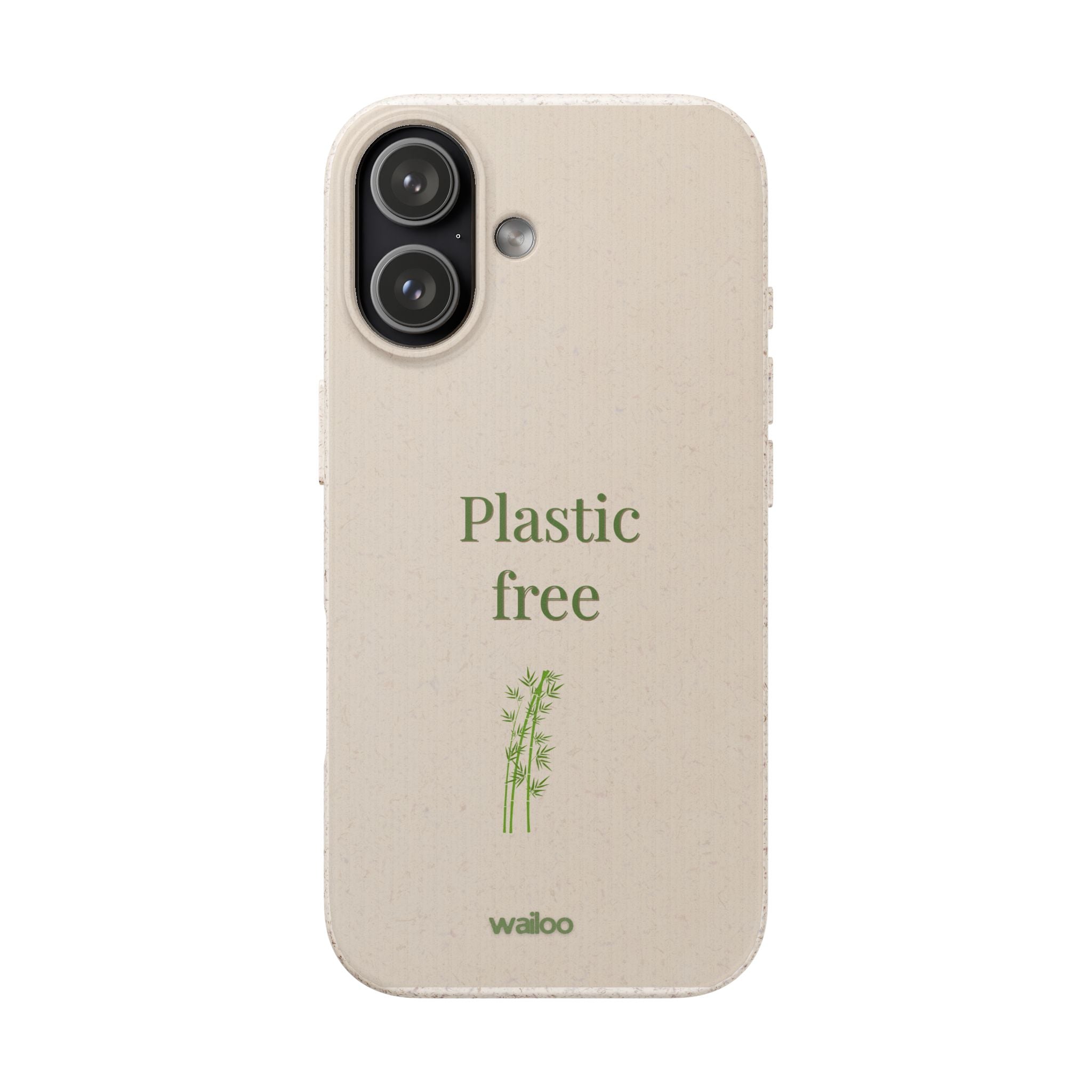 Earth - Bamboo stylish - Plastic free phone case for iPhone