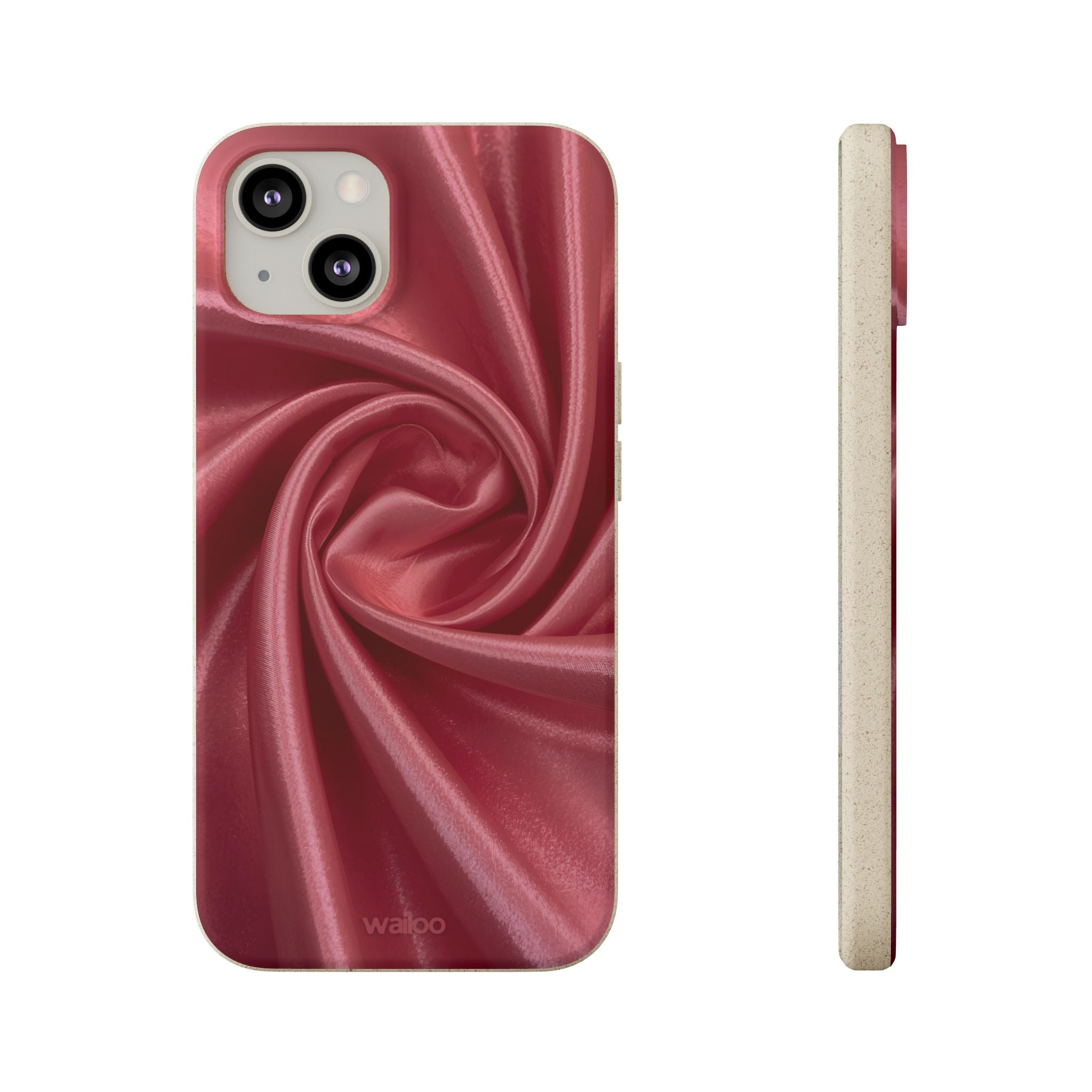 aPattern Pink Silk - Plastic free phone case for iPhone