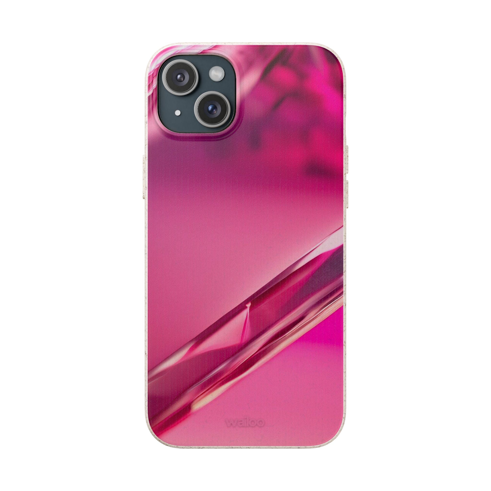 3D Pink - Plastic free phone case for iPhone