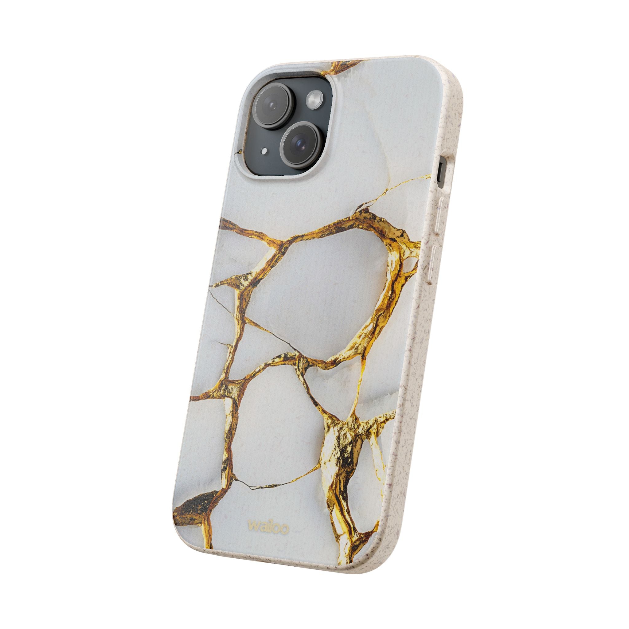 aPattern Gold cracked - Plastic free phone case for iPhone