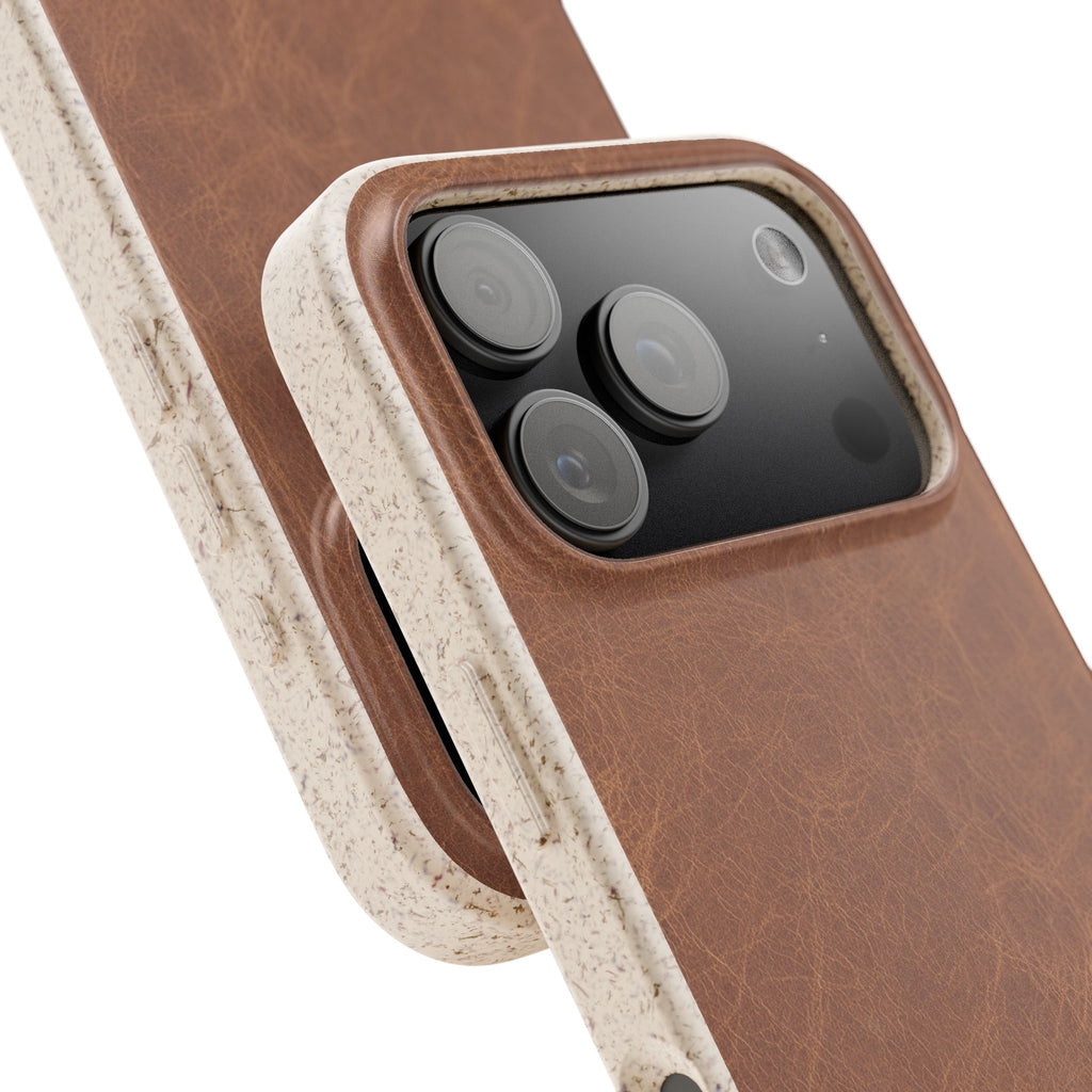 aPattern Leather printed - Plastic free phone case for iPhone