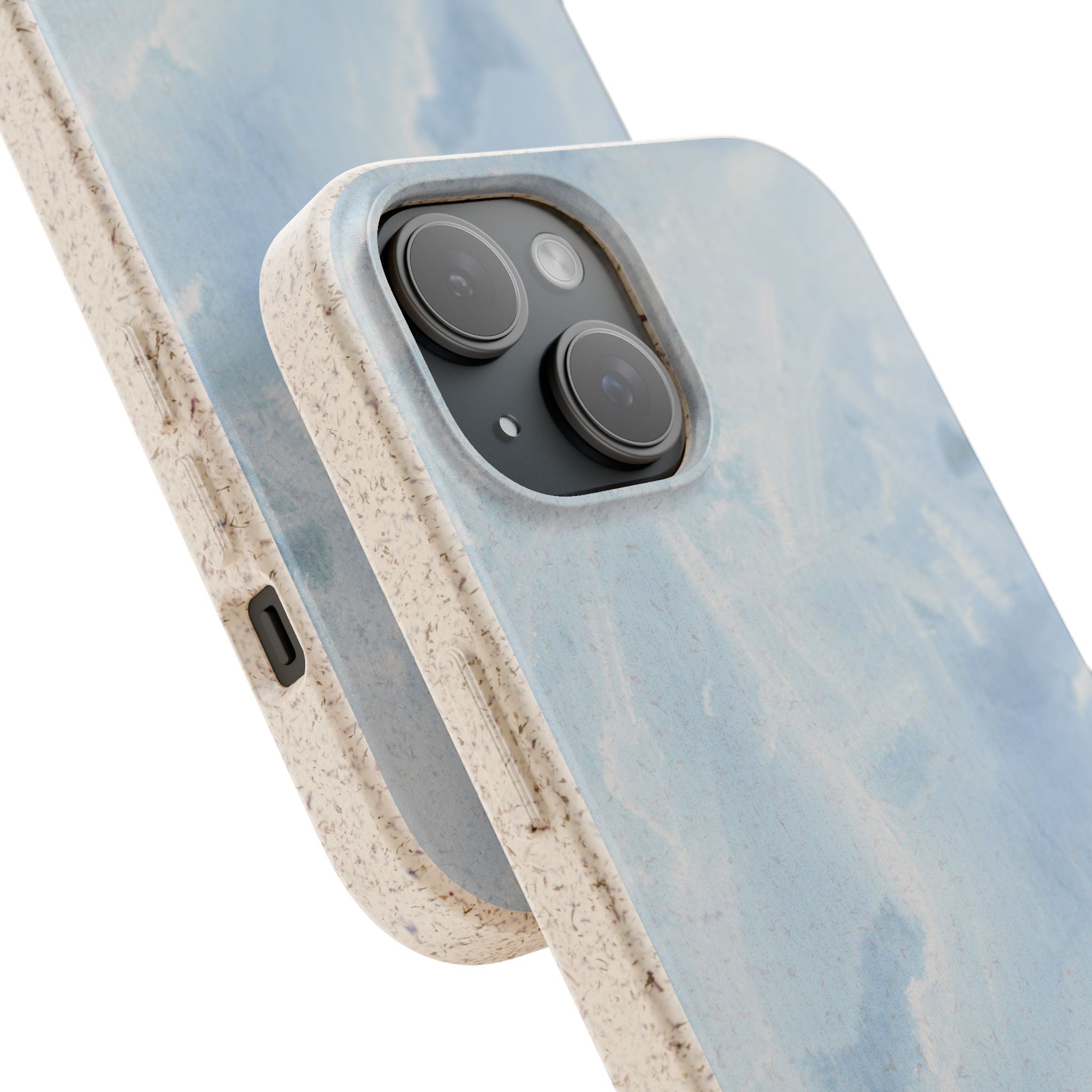 aPattern Shimmer blue - Plastic free phone case for iPhone