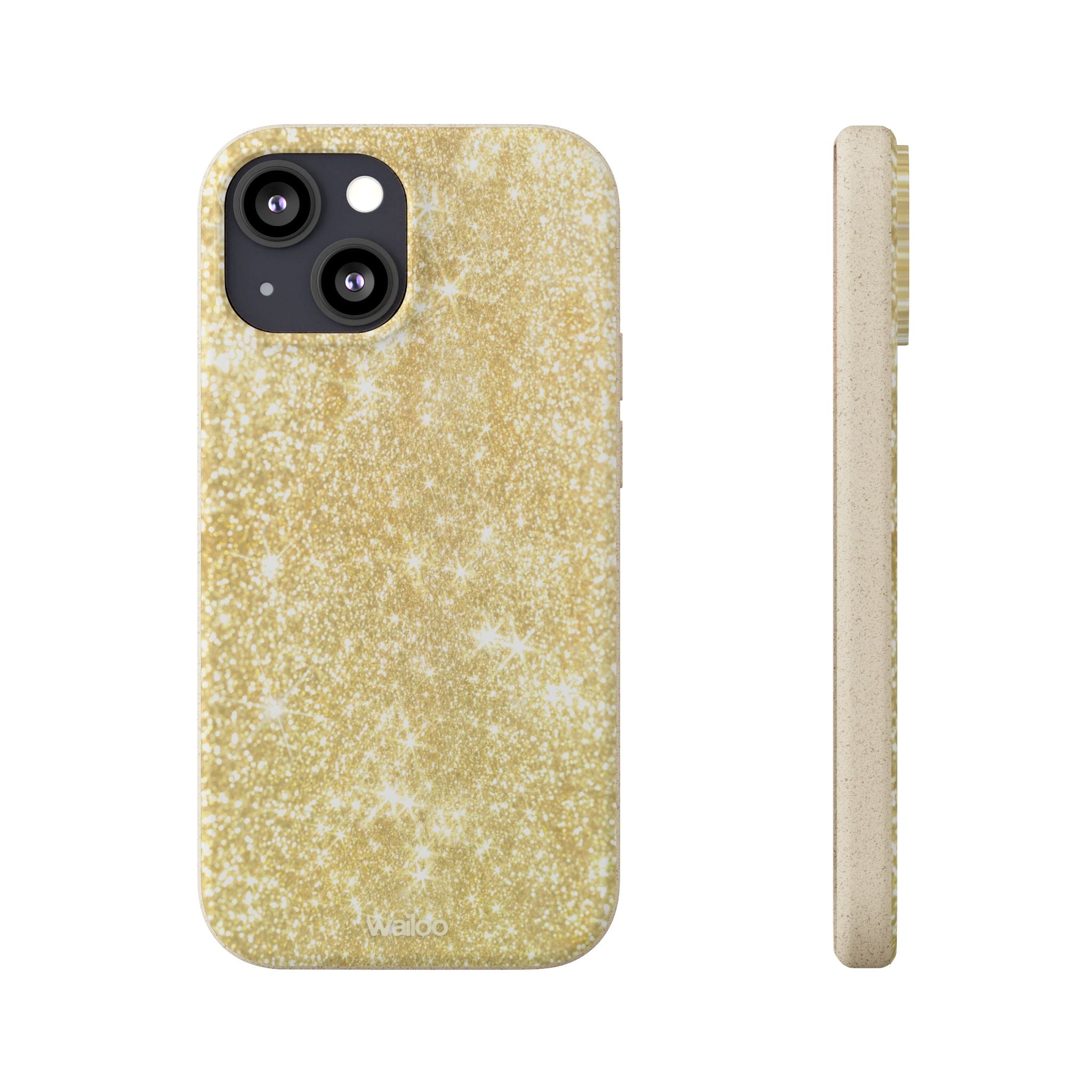 aPattern Gold shimmer - Plastic free phone case for iPhone