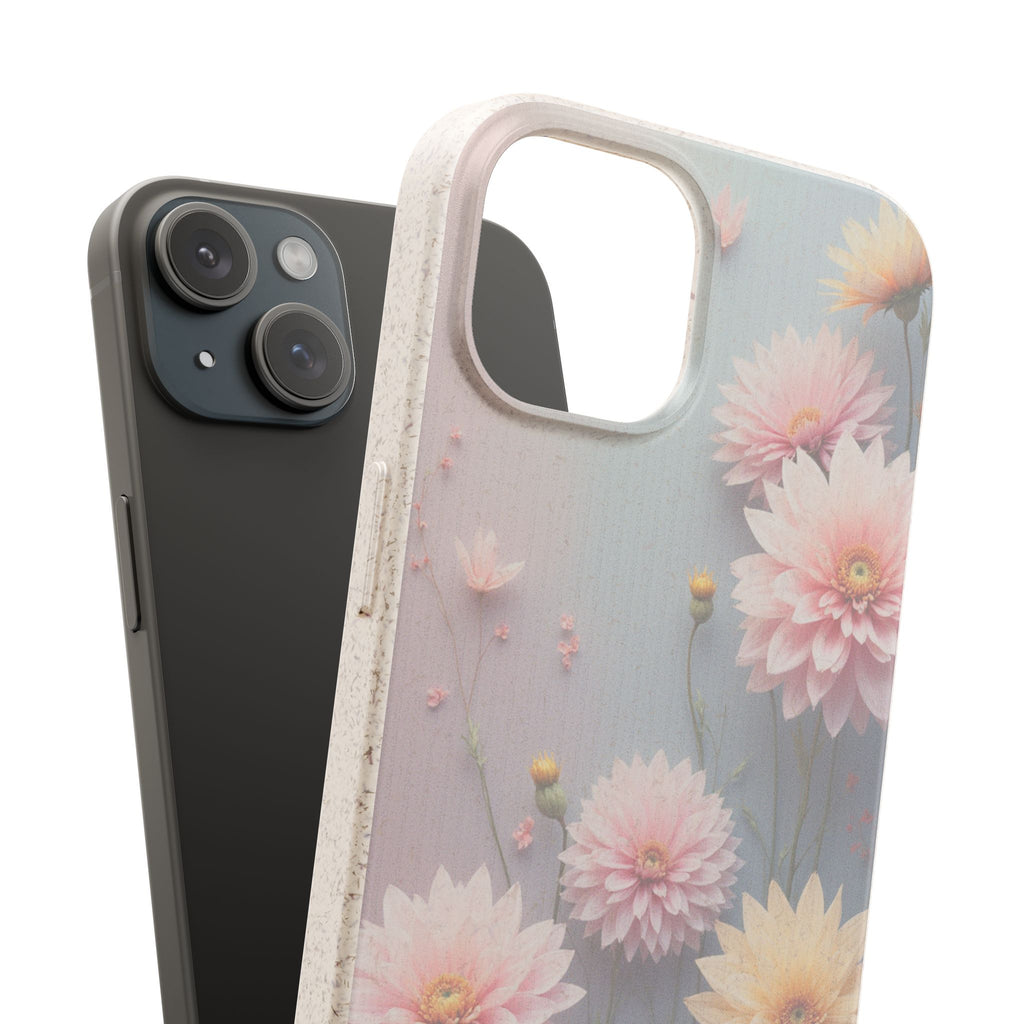 dAI Floral Dahlia -  Plastic free phone case for iPhone