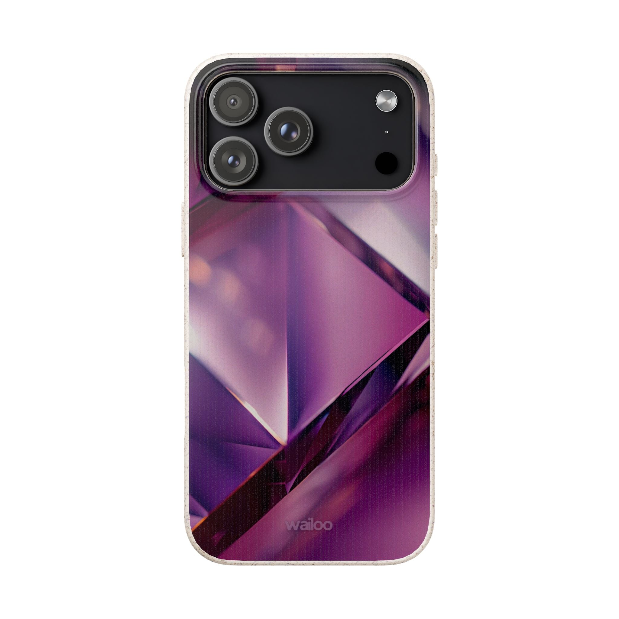 3D Purple - Plastic free phone case for iPhone