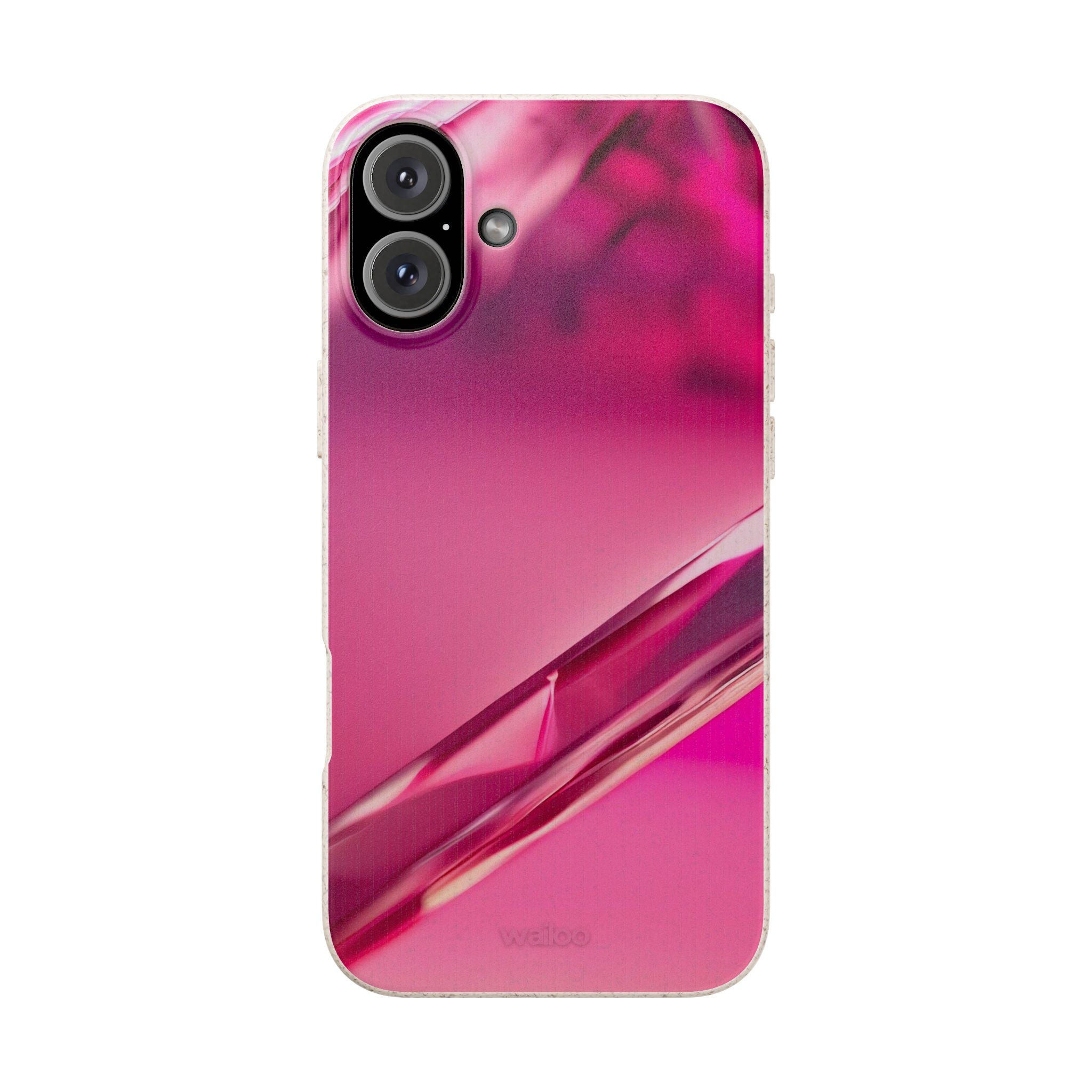 3D Pink - Plastic free phone case for iPhone