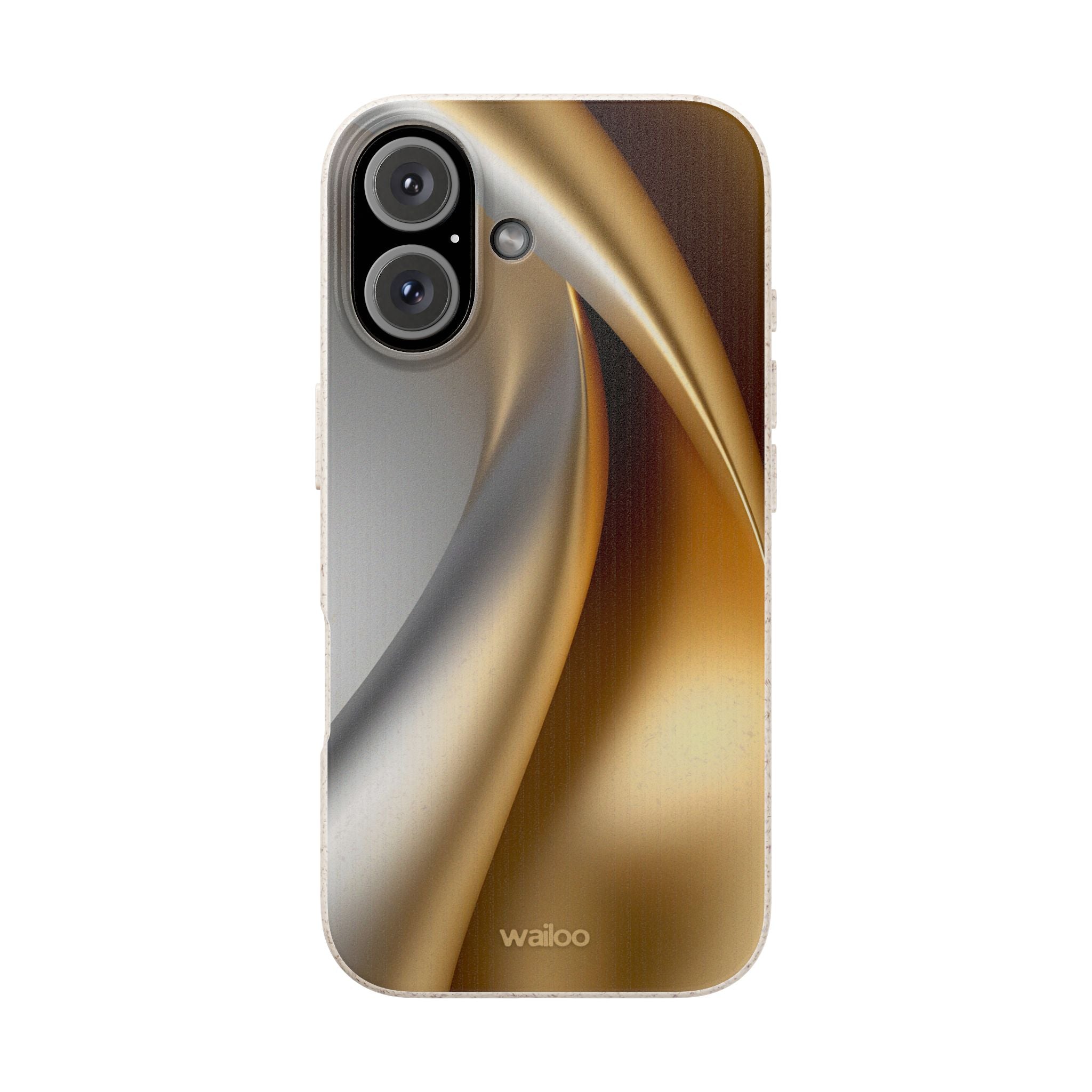 aPattern Gold silver - Platic free phone case for iPhone