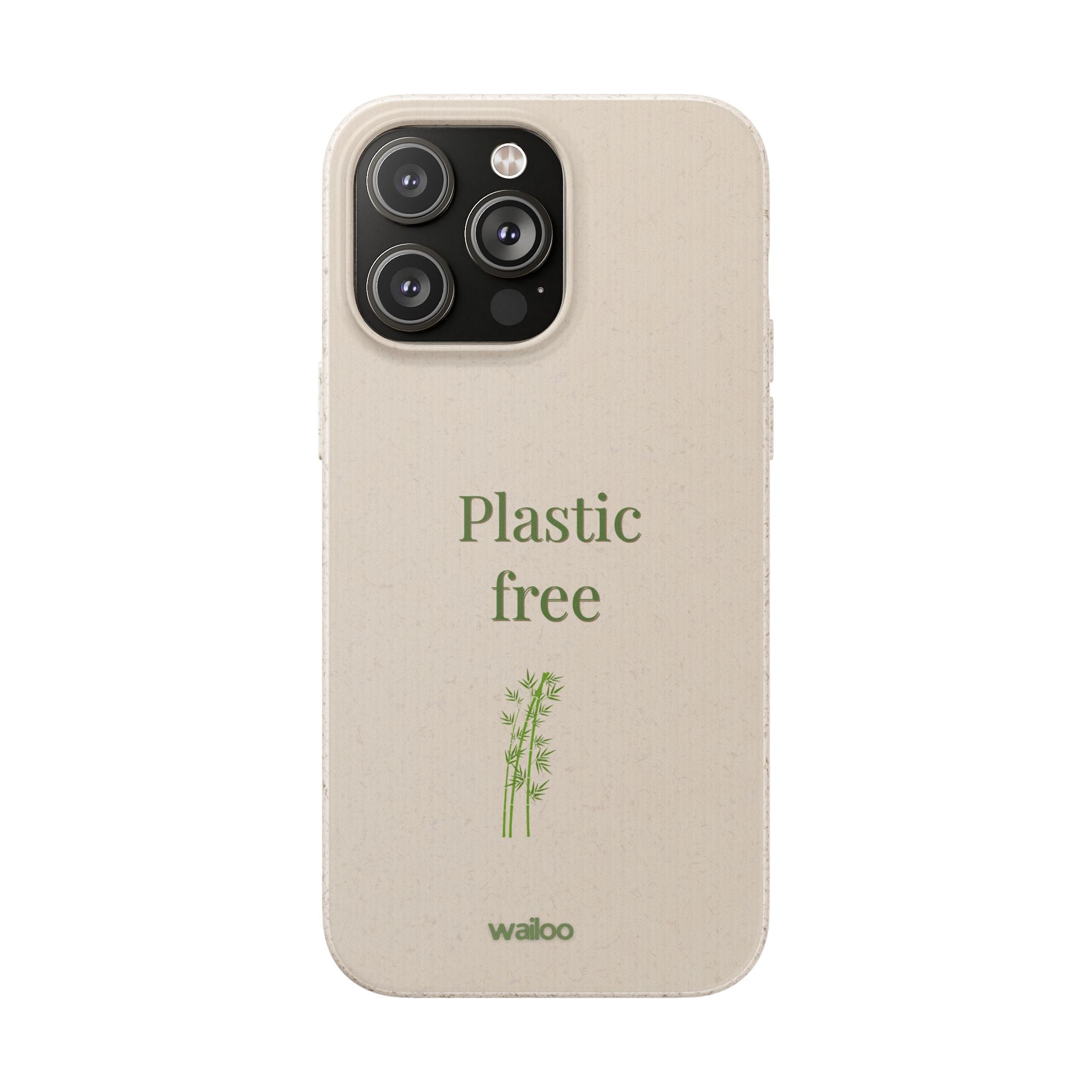 Earth - Bamboo stylish - Plastic free phone case for iPhone