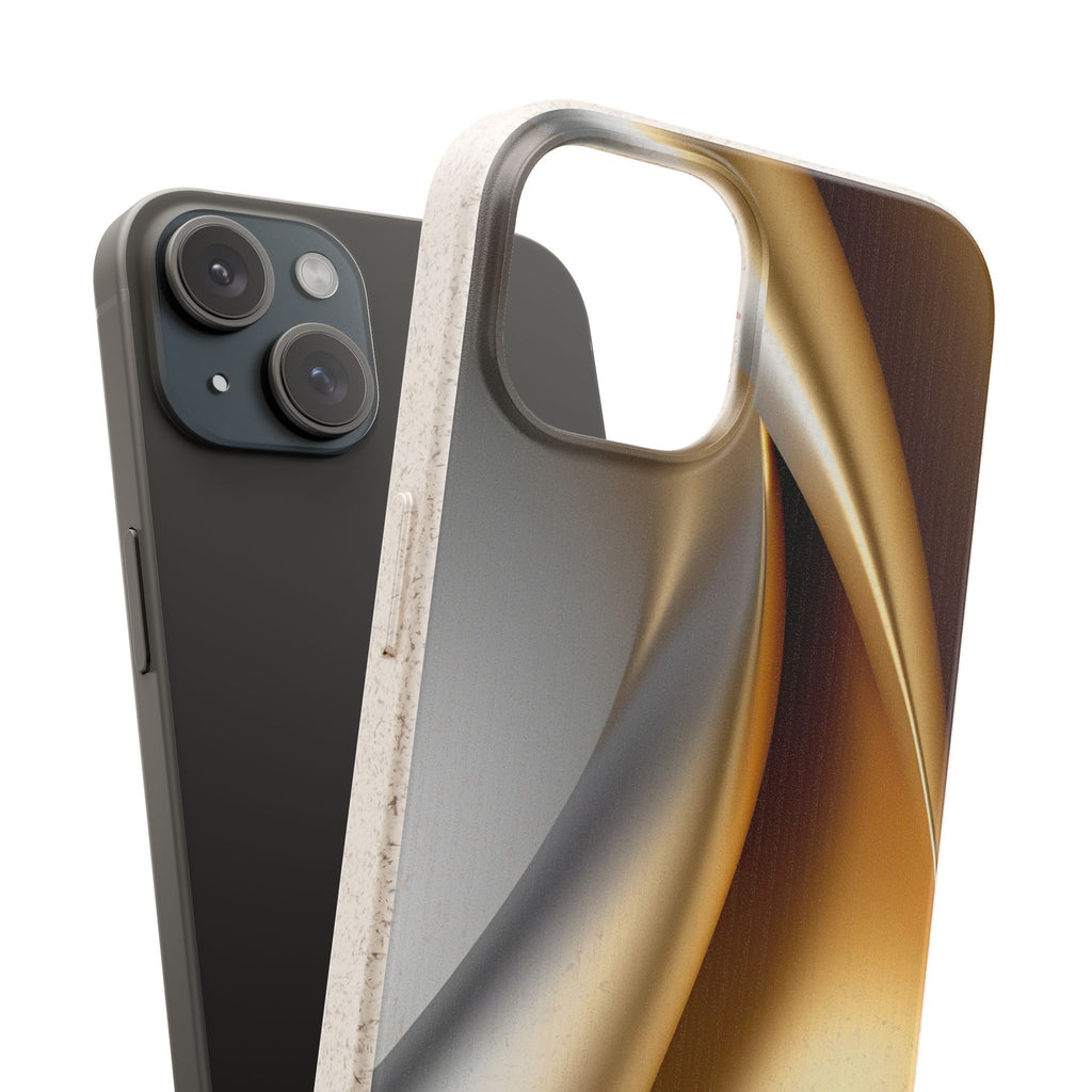 aPattern Gold silver - Platic free phone case for iPhone