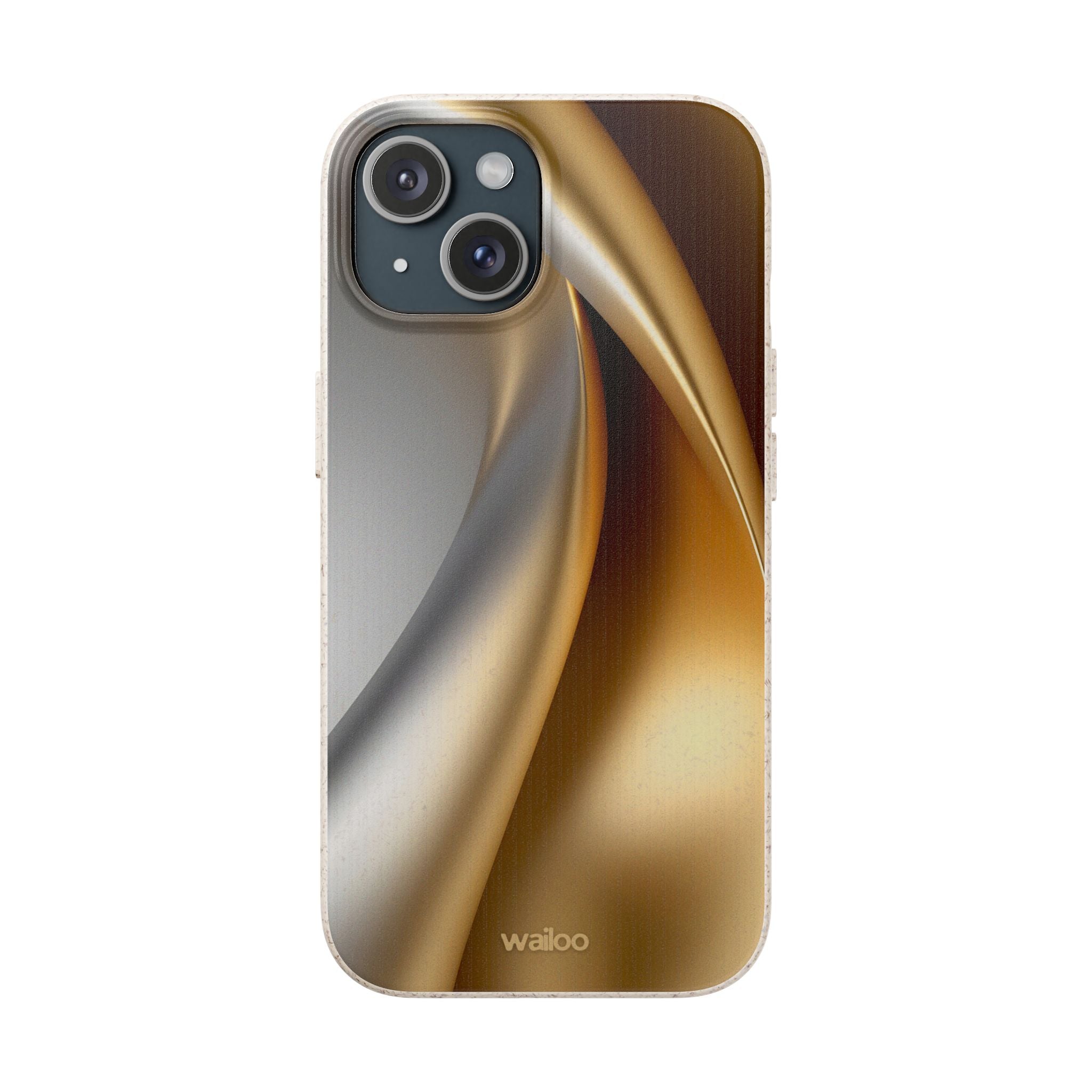 aPattern Gold silver - Platic free phone case for iPhone