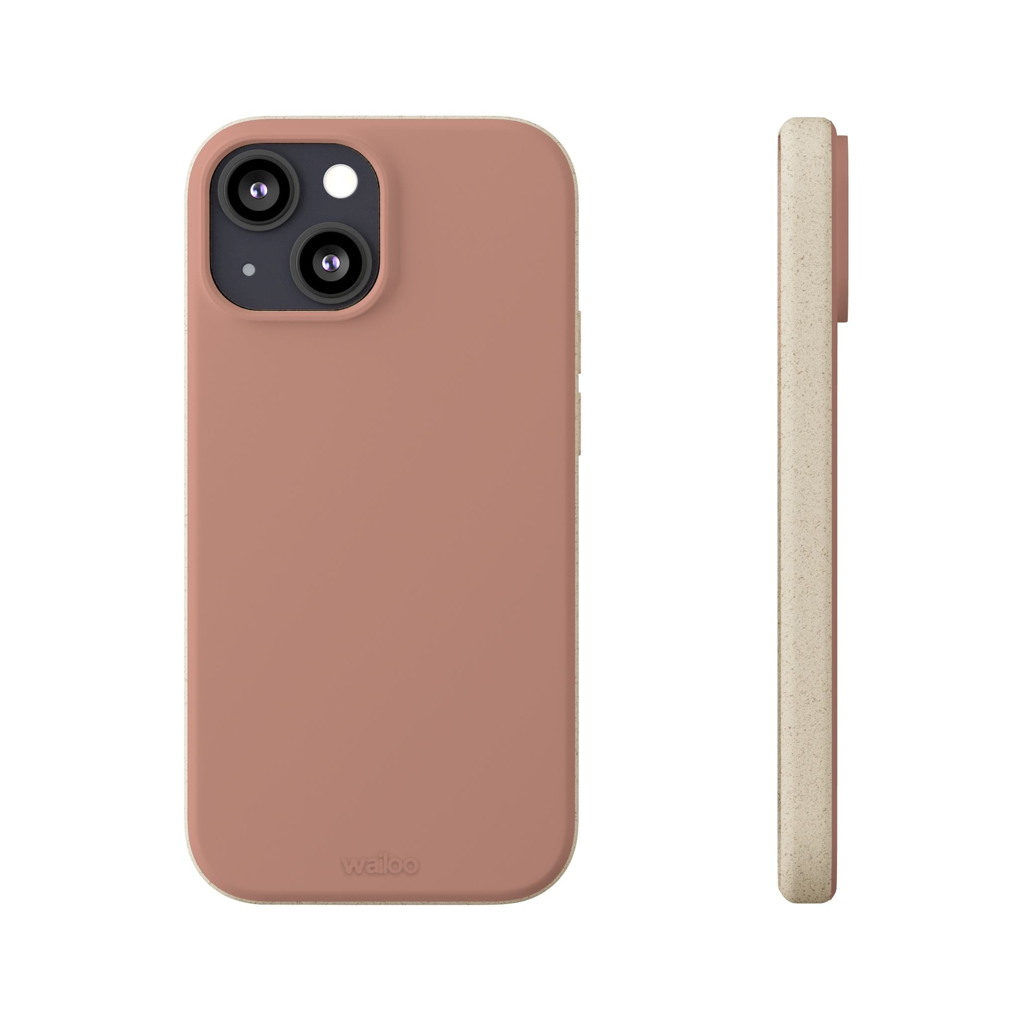 Color Beige dark - Plastic free phone case for iPhone