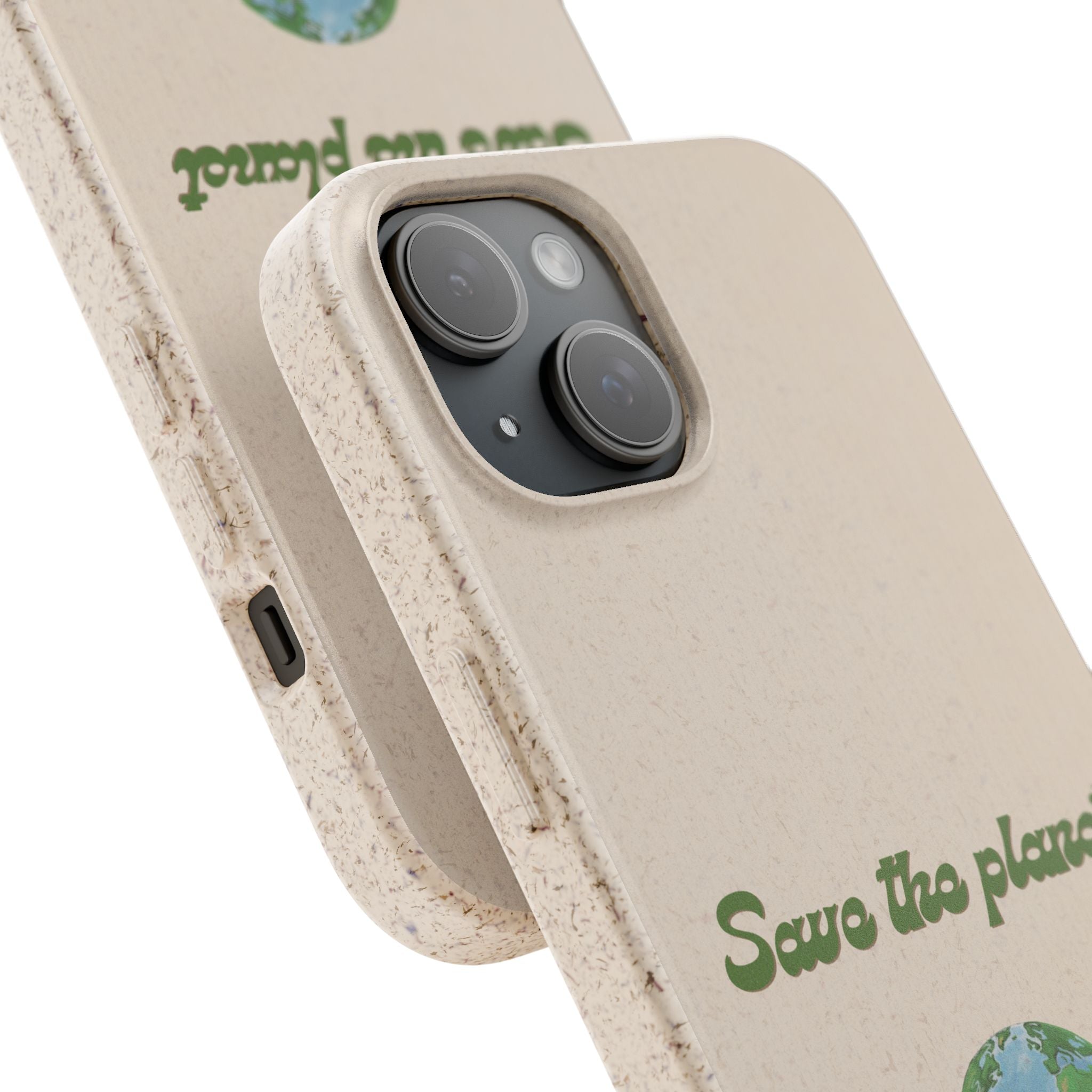 Earth - Save the planet - Plastic free phone case for iPhone