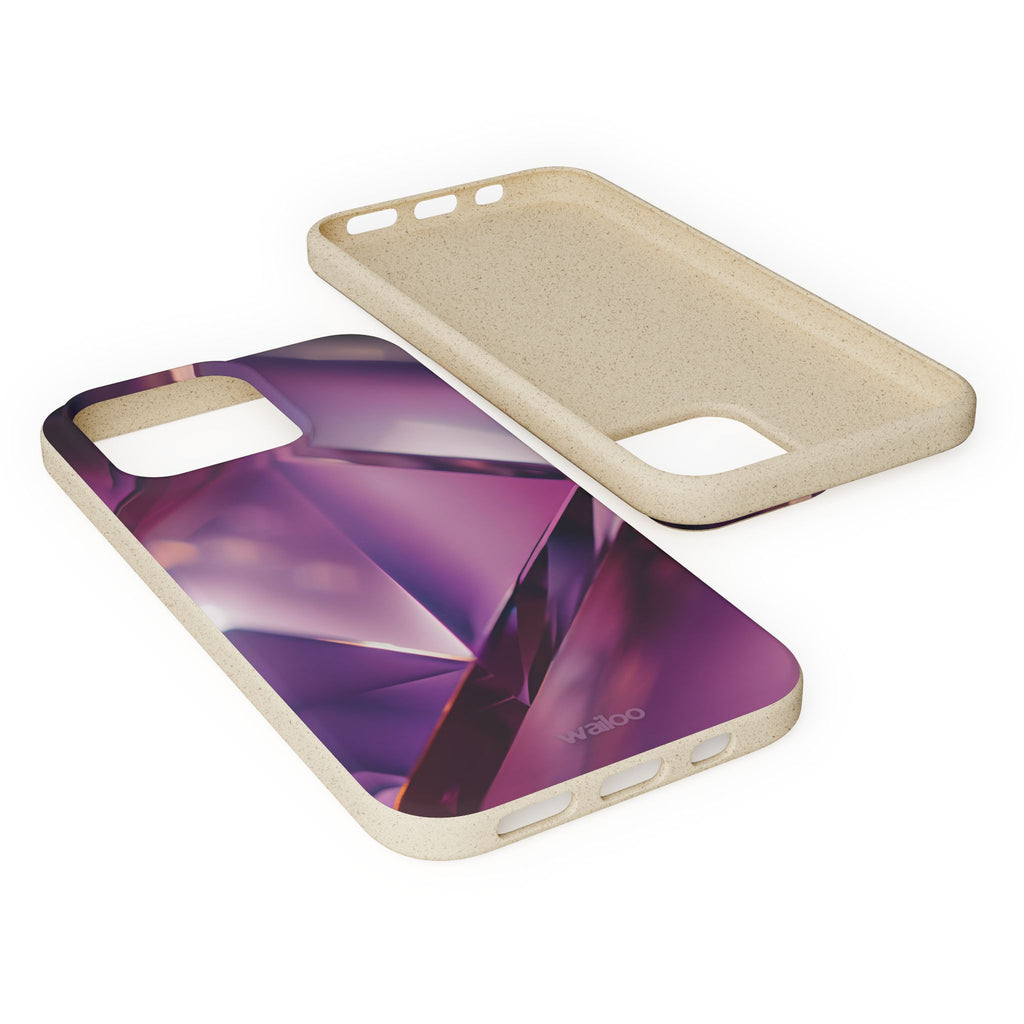 3D Purple - Plastic free phone case for iPhone