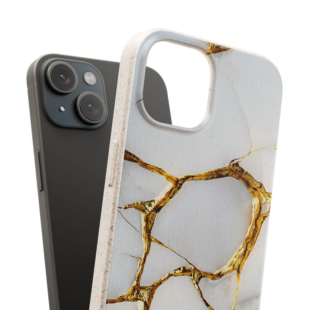 aPattern Gold cracked - Plastic free phone case for iPhone