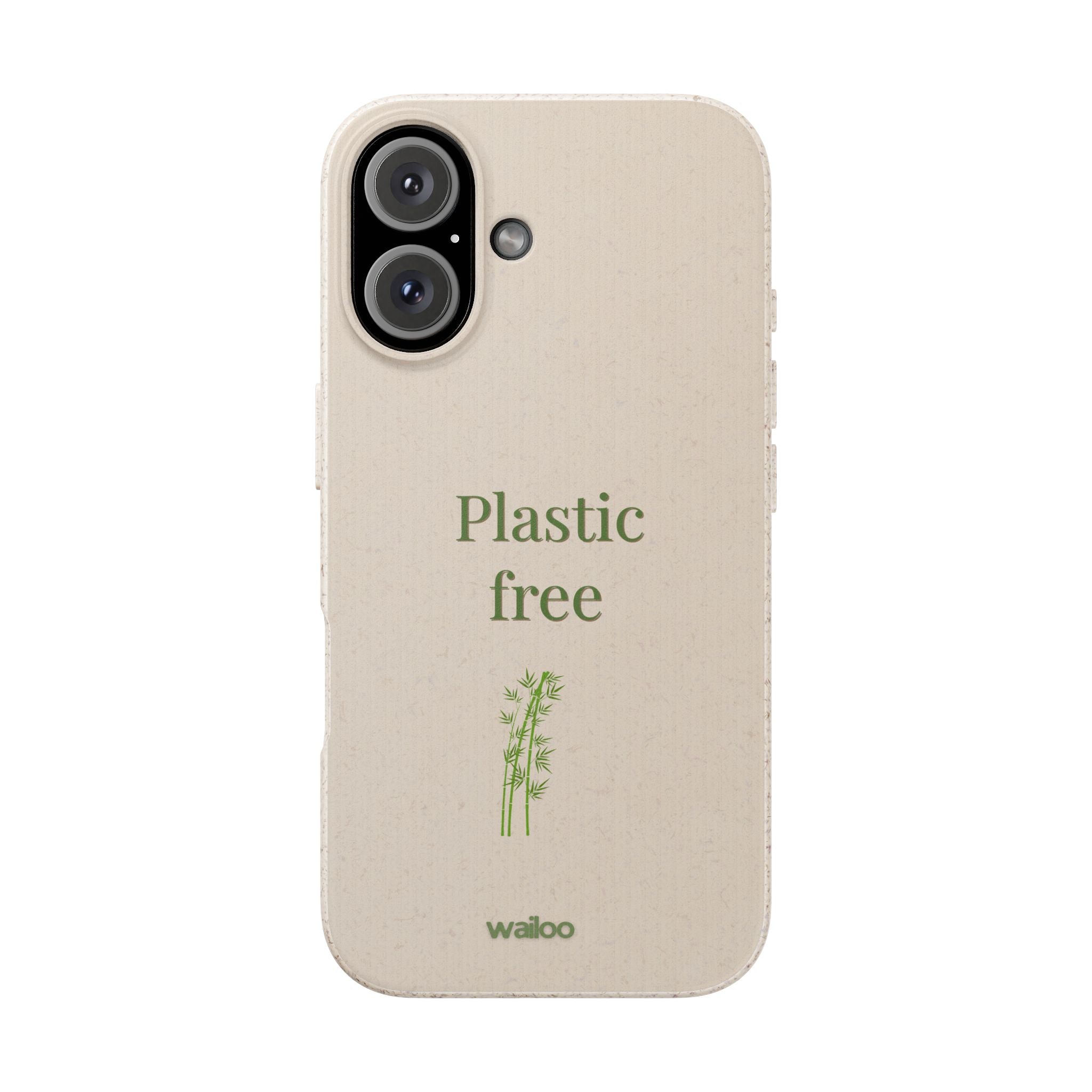 Earth - Bamboo stylish - Plastic free phone case for iPhone